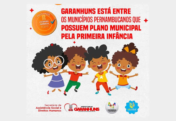 Garanhuns está entre os municípios pernambucanos que possuem Plano Municipal pela Primeira Infância